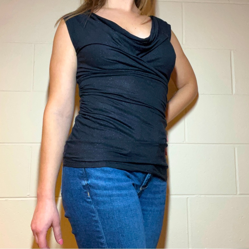 Sparkly Express Draping Top